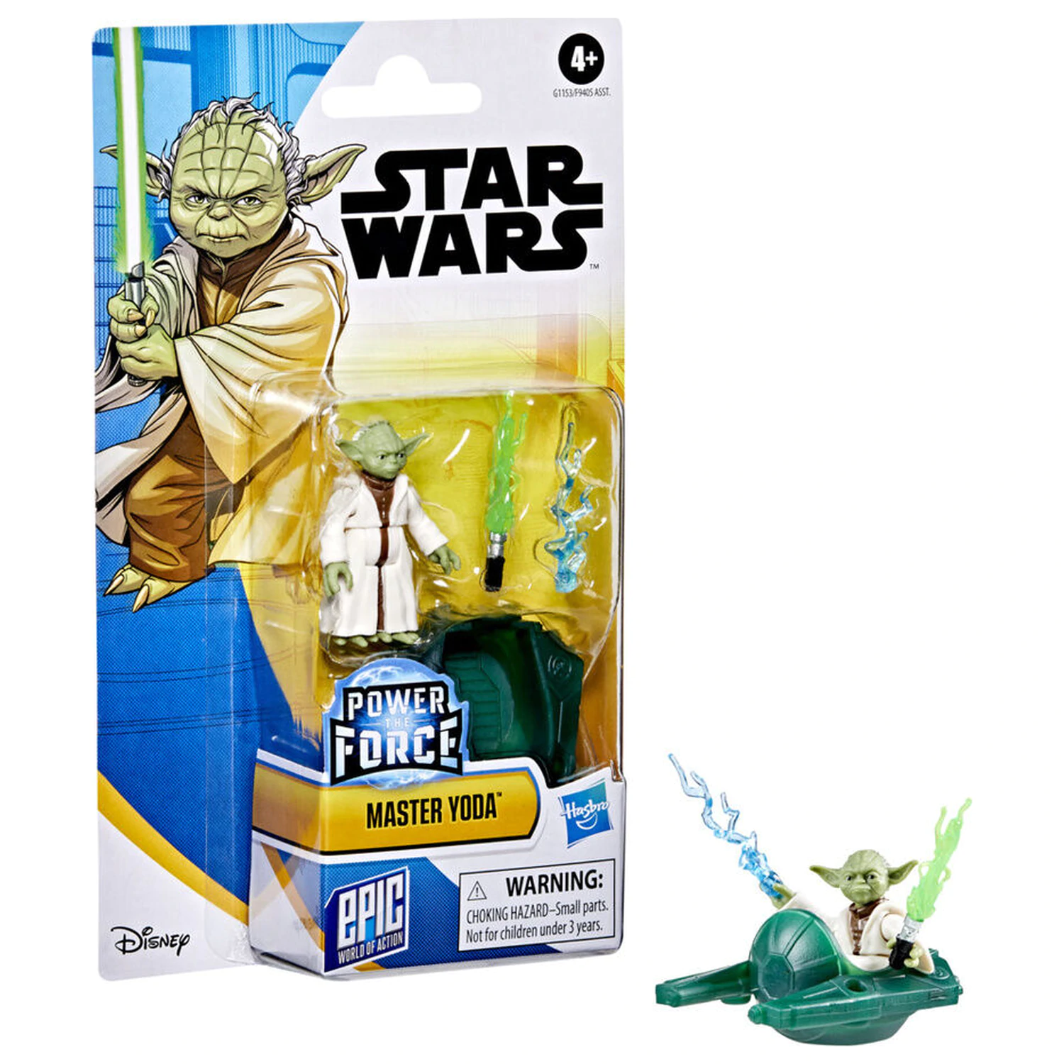 Star Wars Power the Force Master Yoda figure 5cm product photo