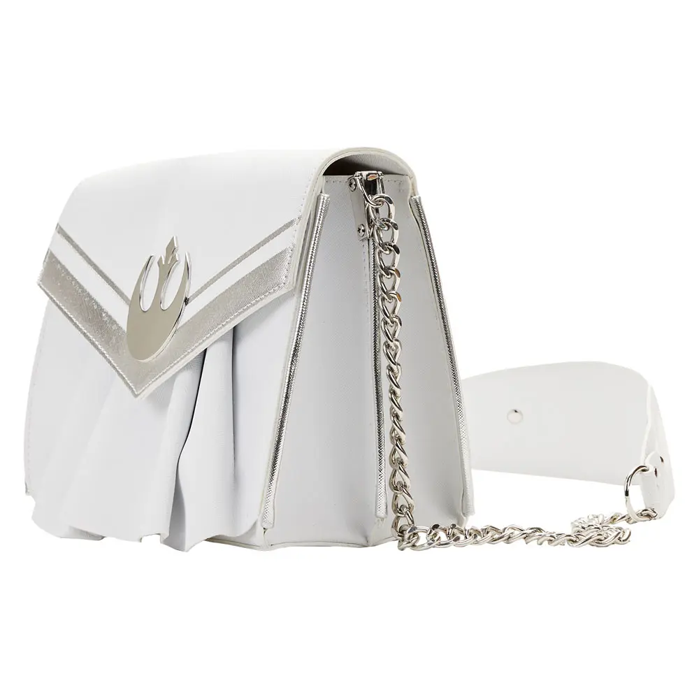 Star Wars by Loungefly Backpack Princess Leia White Cosplay Chain Strap product photo