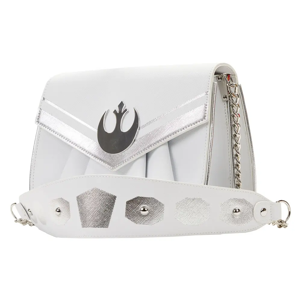 Star Wars by Loungefly Backpack Princess Leia White Cosplay Chain Strap product photo