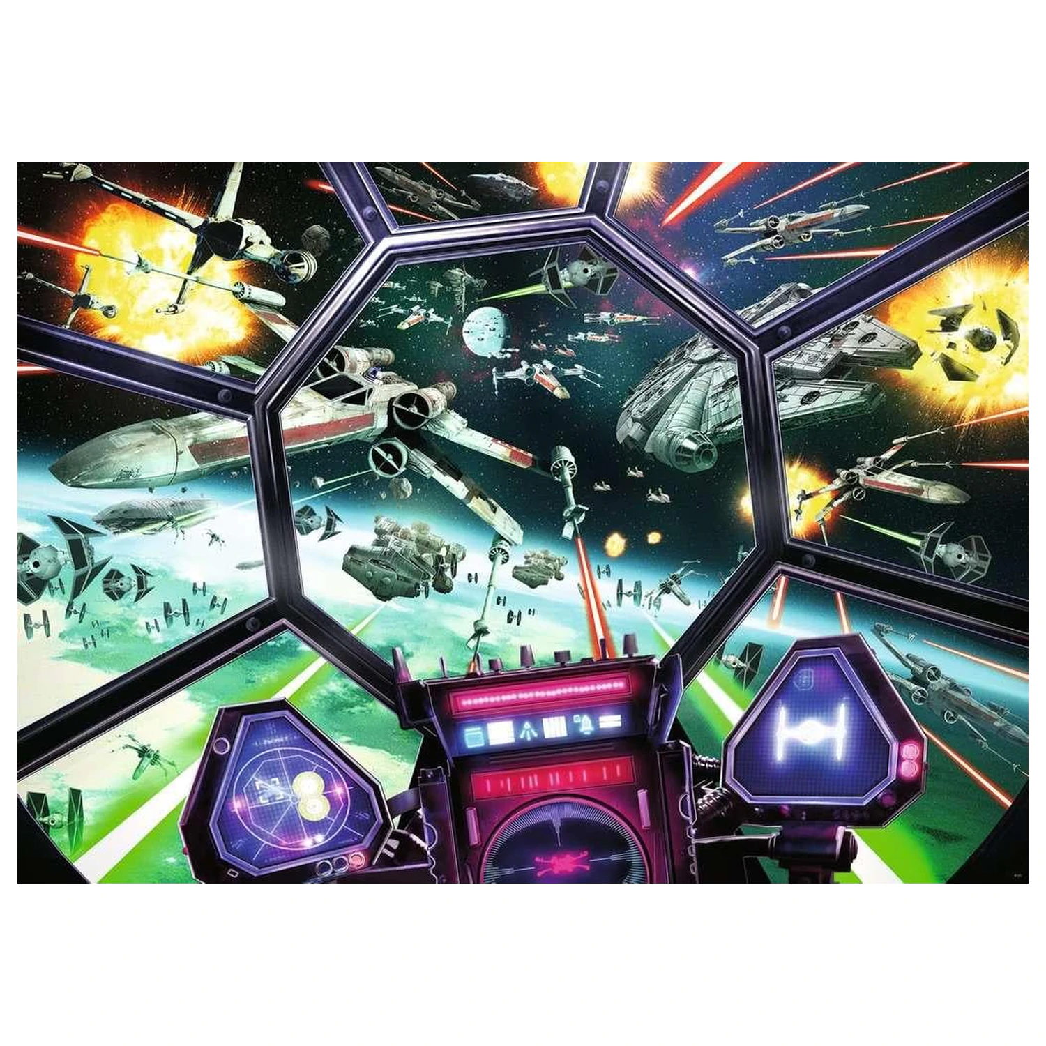 STAR WARS Puzzle TIE Fighter Cockpit ( 1000 pcs) product photo