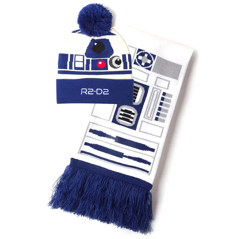 Star Wars R2-D2 beanie and scarf set product photo