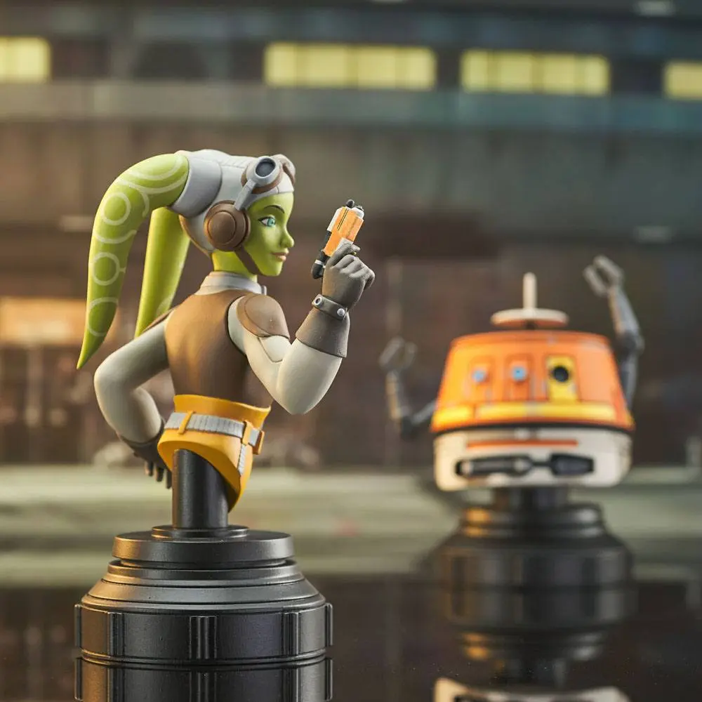 Star Wars Rebels Bust 2-Pack Hera &amp; Chopper 15 cm product photo