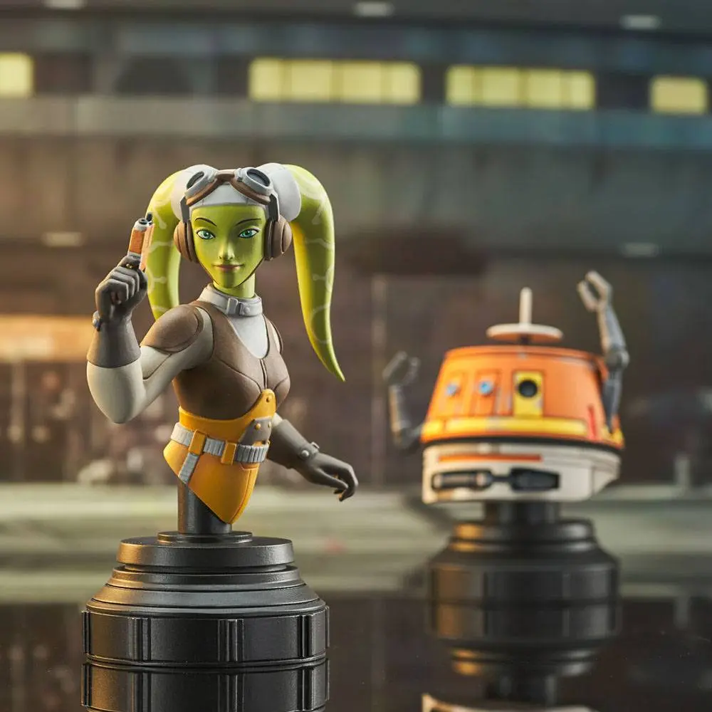 Star Wars Rebels Bust 2-Pack Hera &amp; Chopper 15 cm product photo