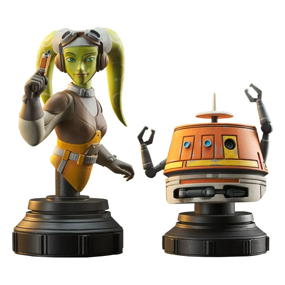 Star Wars Rebels Bust 2-Pack Hera &amp; Chopper 15 cm product photo