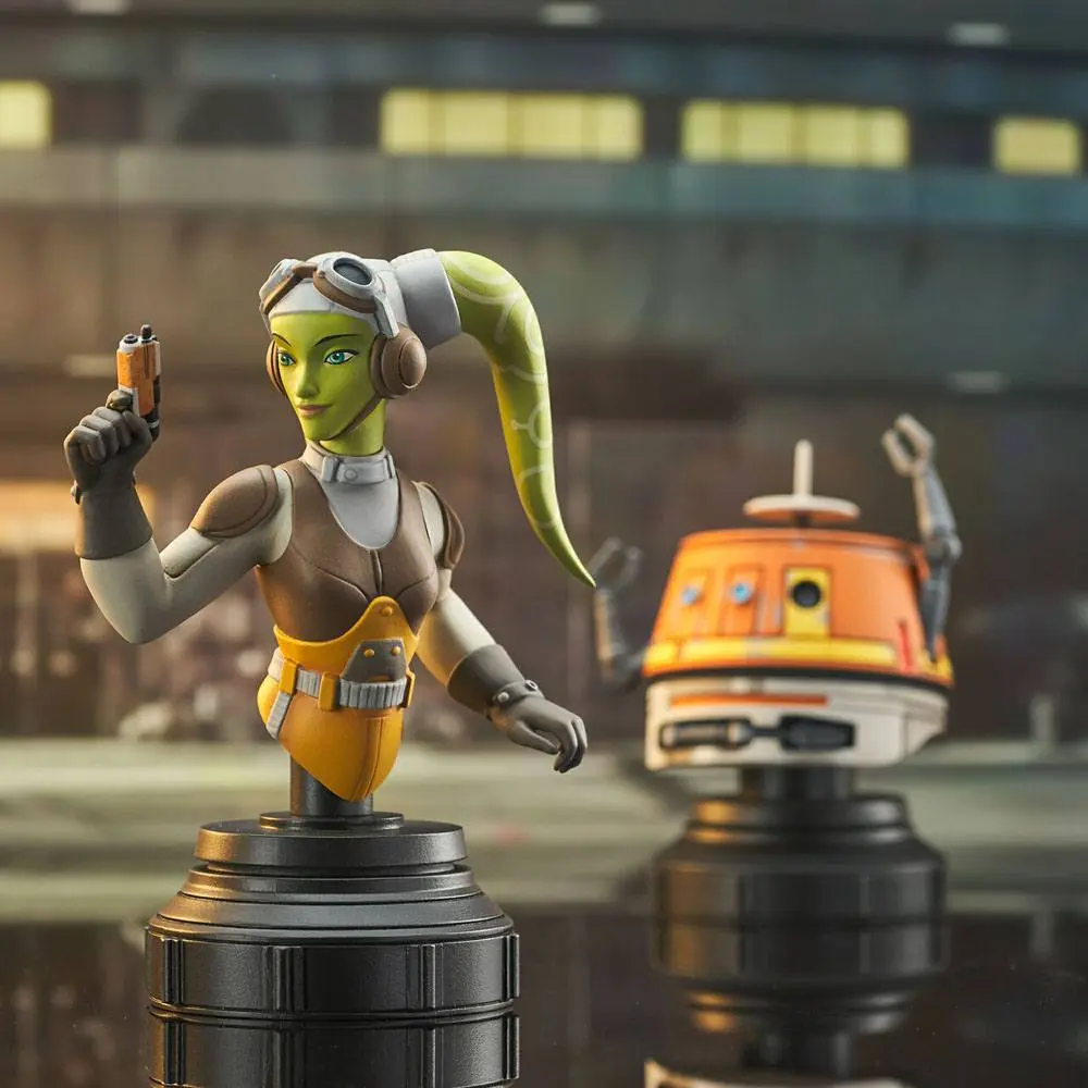 Star Wars Rebels Bust 2-Pack Hera &amp; Chopper 15 cm product photo