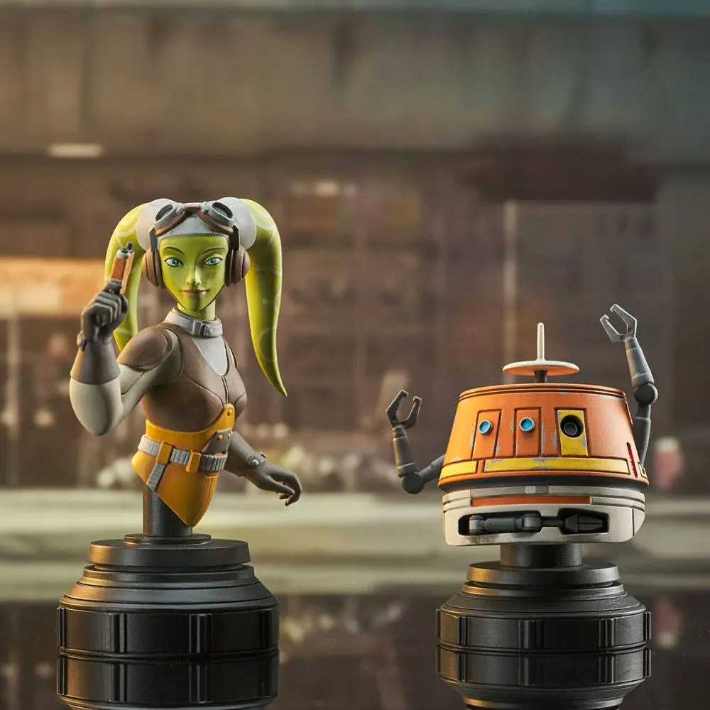 Star Wars Rebels Bust 2-Pack Hera &amp; Chopper 15 cm product photo