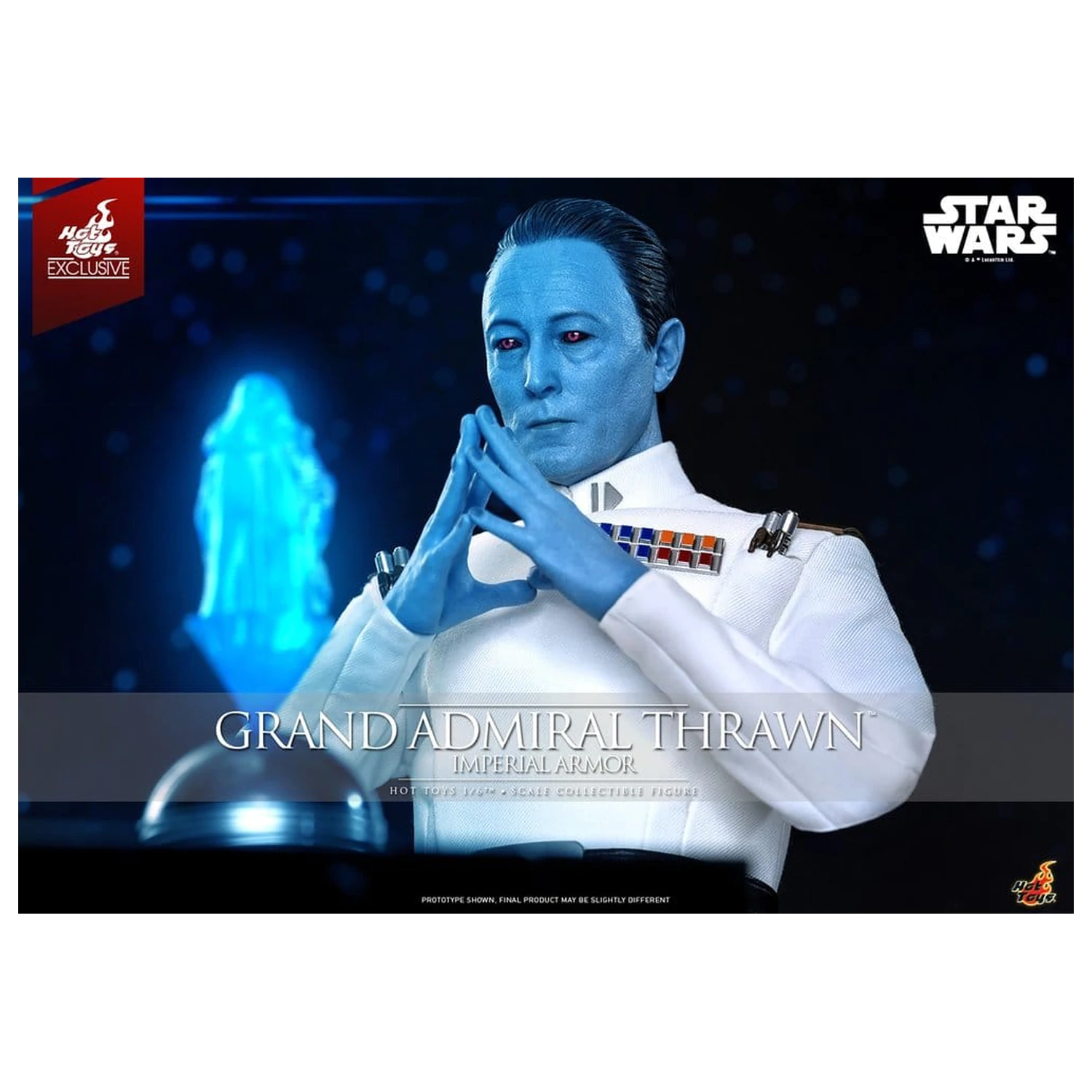 Star Wars: Rebels Television Masterpiece Action Figure 1/6 Grand Admiral Thrawn (Imperial Armor) 32 cm product photo