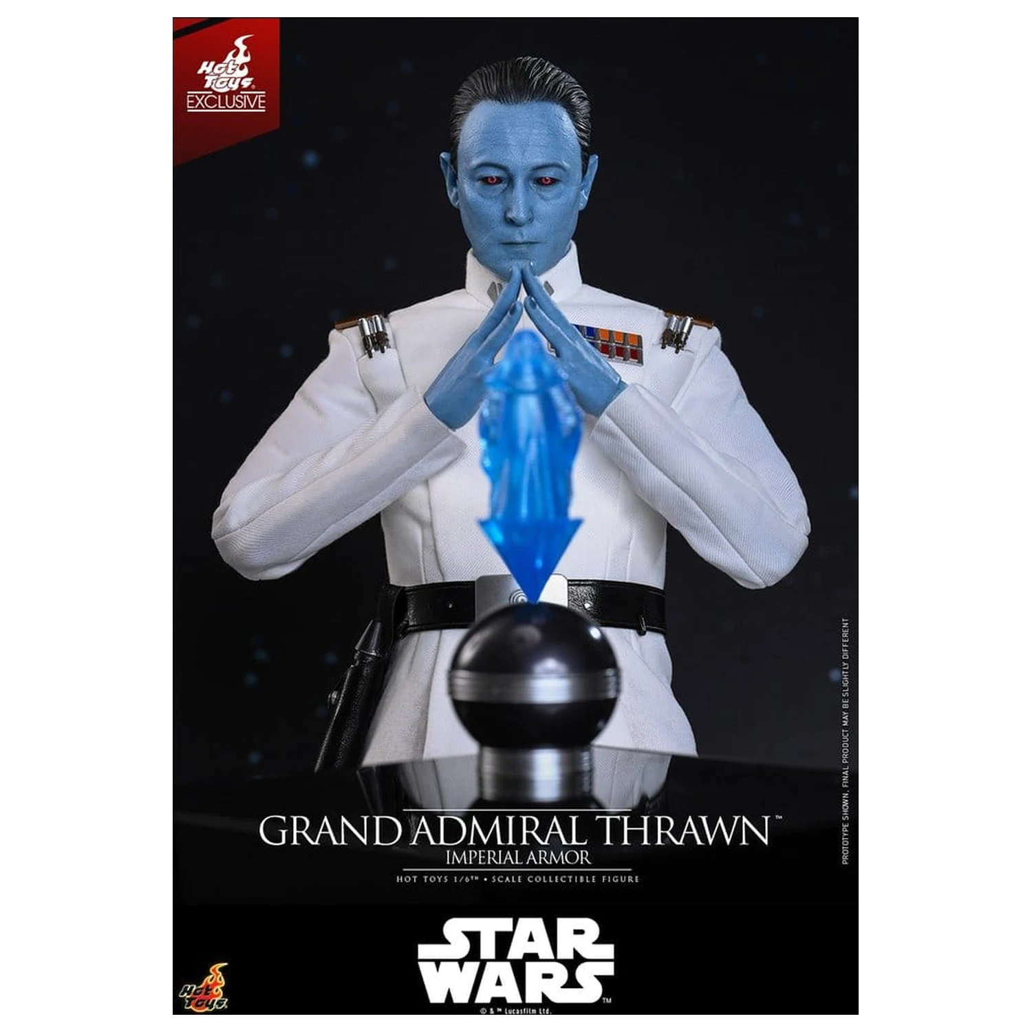 Star Wars: Rebels Television Masterpiece Action Figure 1/6 Grand Admiral Thrawn (Imperial Armor) 32 cm product photo