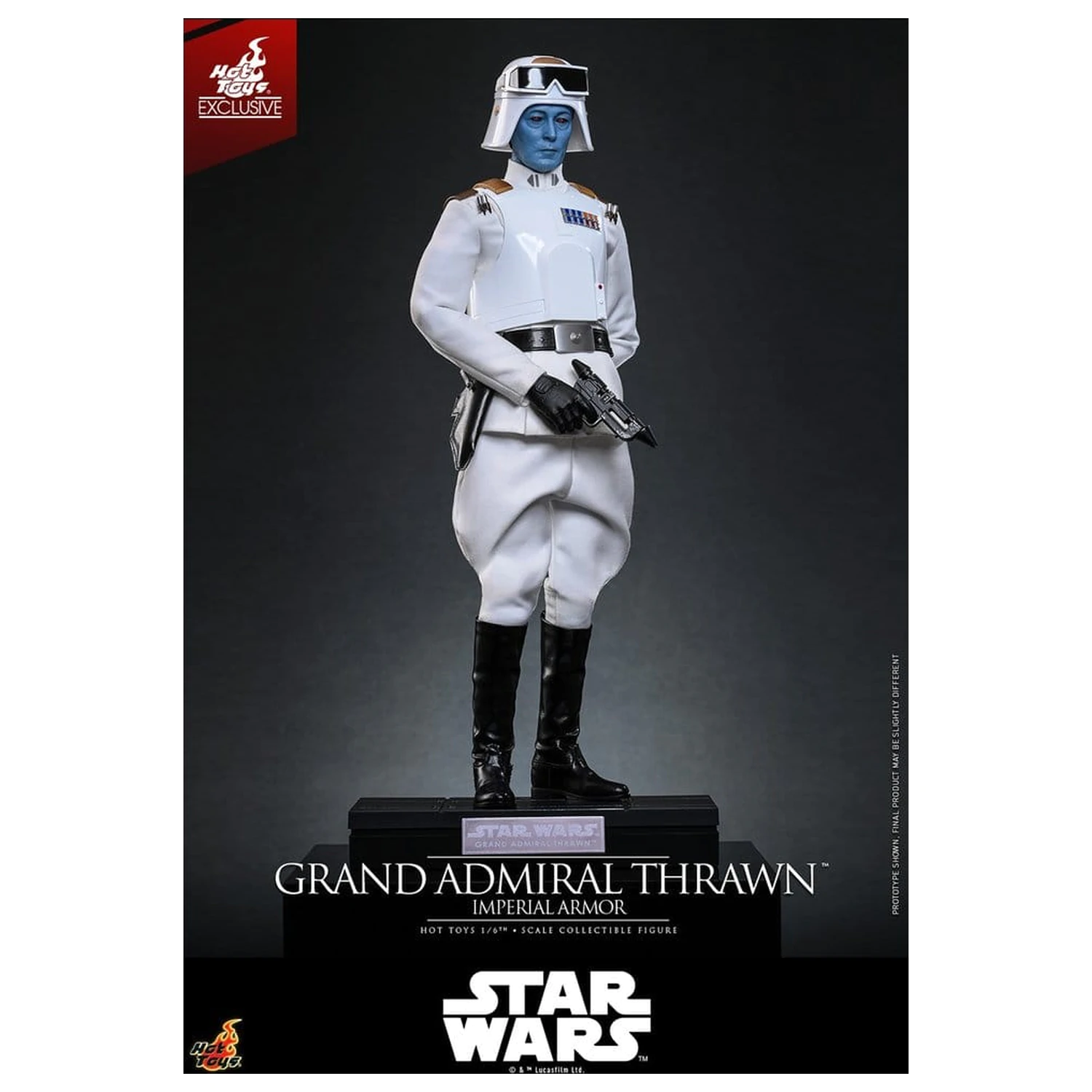 Star Wars: Rebels Television Masterpiece Action Figure 1/6 Grand Admiral Thrawn (Imperial Armor) 32 cm product photo
