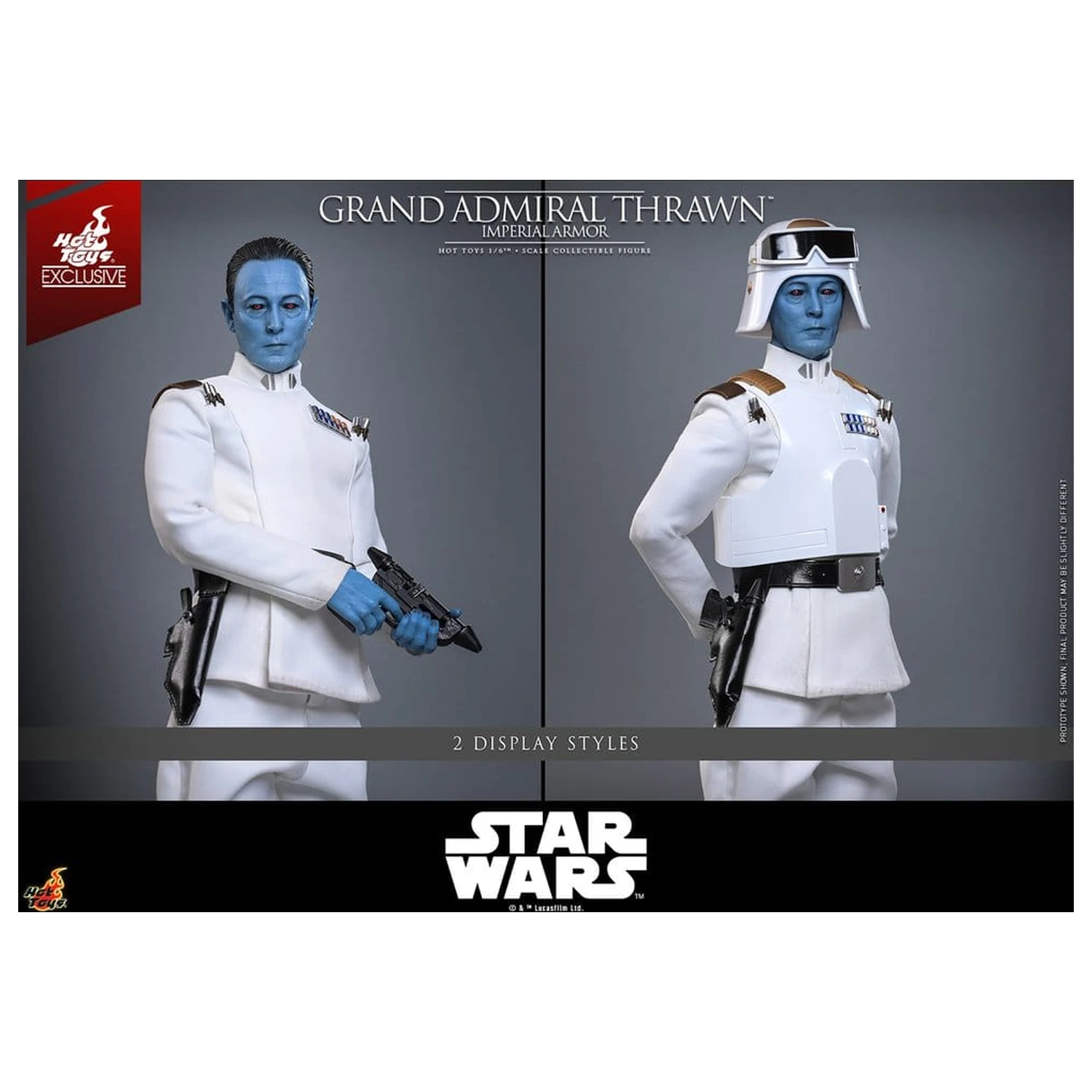 Star Wars: Rebels Television Masterpiece Action Figure 1/6 Grand Admiral Thrawn (Imperial Armor) 32 cm product photo