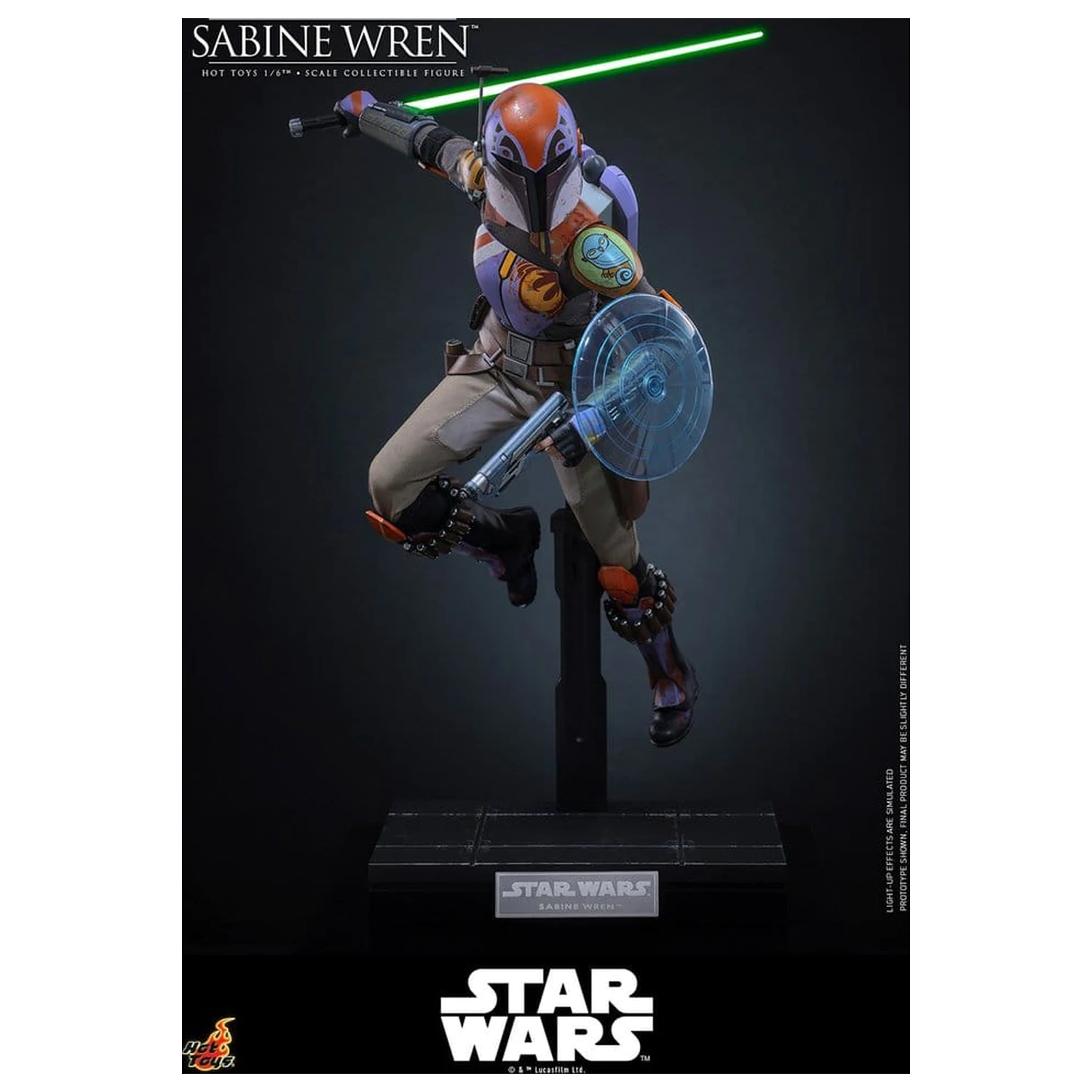 Star Wars: Rebels Television Masterpiece Action Figure 1/6 Sabine Wren 29 cm product photo