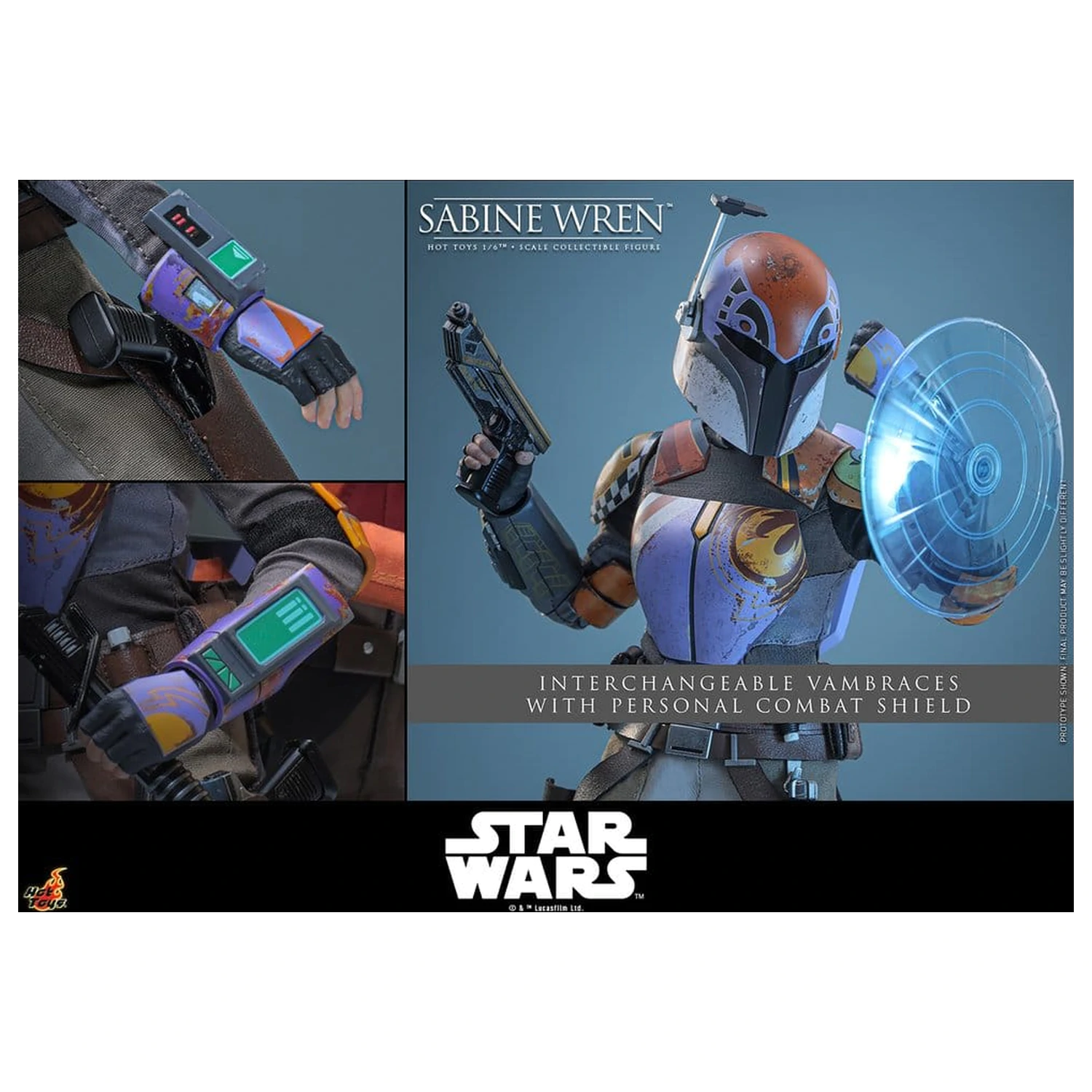 Star Wars: Rebels Television Masterpiece Action Figure 1/6 Sabine Wren 29 cm product photo