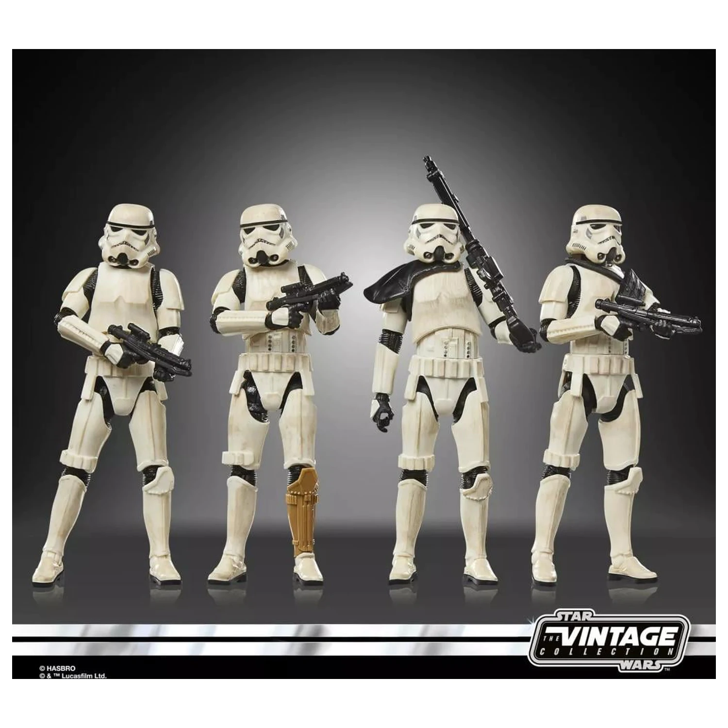 Star Wars Remnant Stormtrooper Multipack 4 Fig. Vintage Coll. 10cm product photo