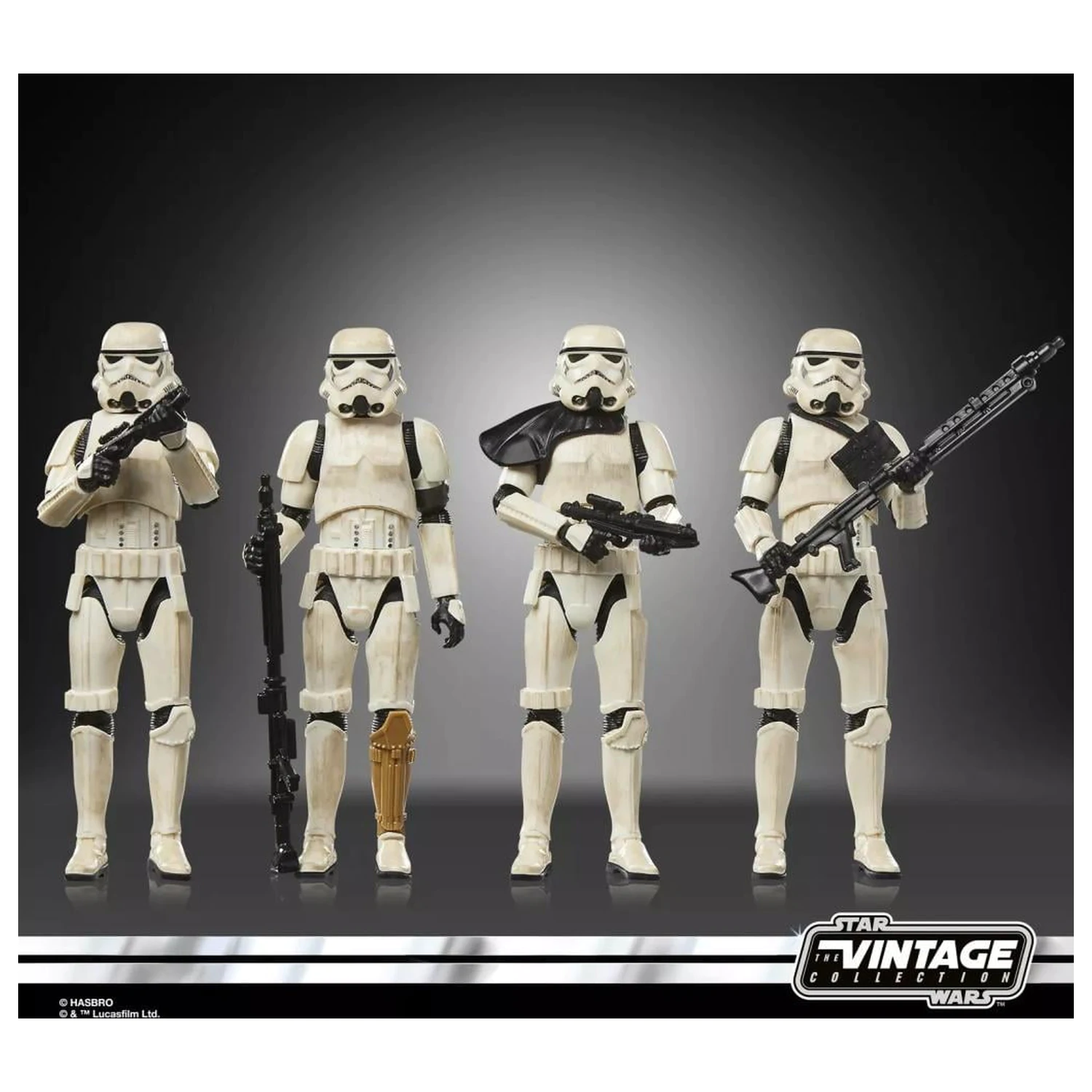 Star Wars Remnant Stormtrooper Multipack 4 Fig. Vintage Coll. 10cm product photo
