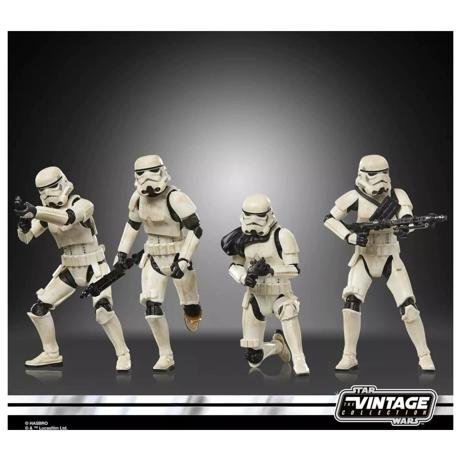 Star Wars Remnant Stormtrooper Multipack 4 Fig. Vintage Coll. 10cm product photo