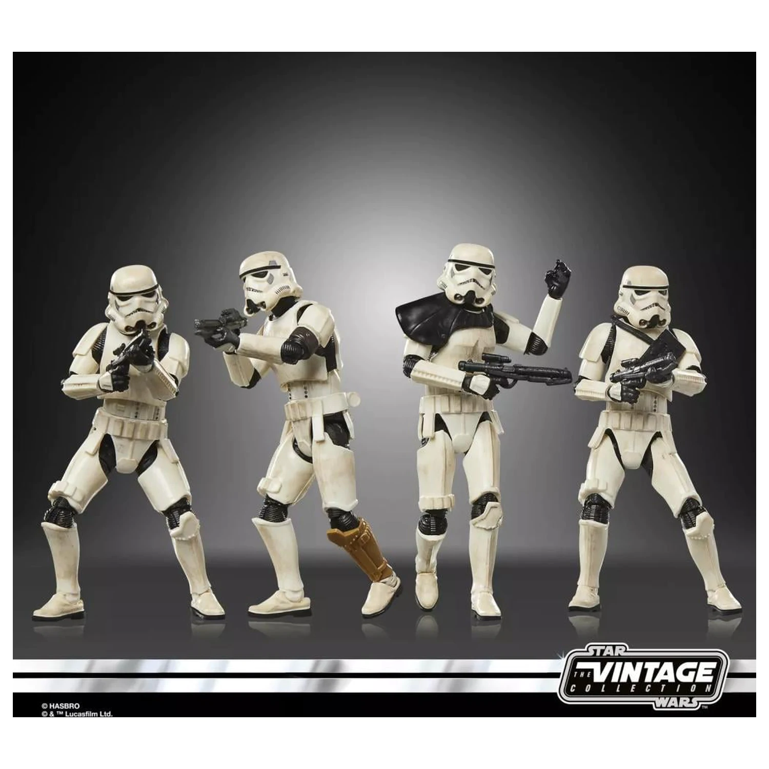 Star Wars Remnant Stormtrooper Multipack 4 Fig. Vintage Coll. 10cm product photo