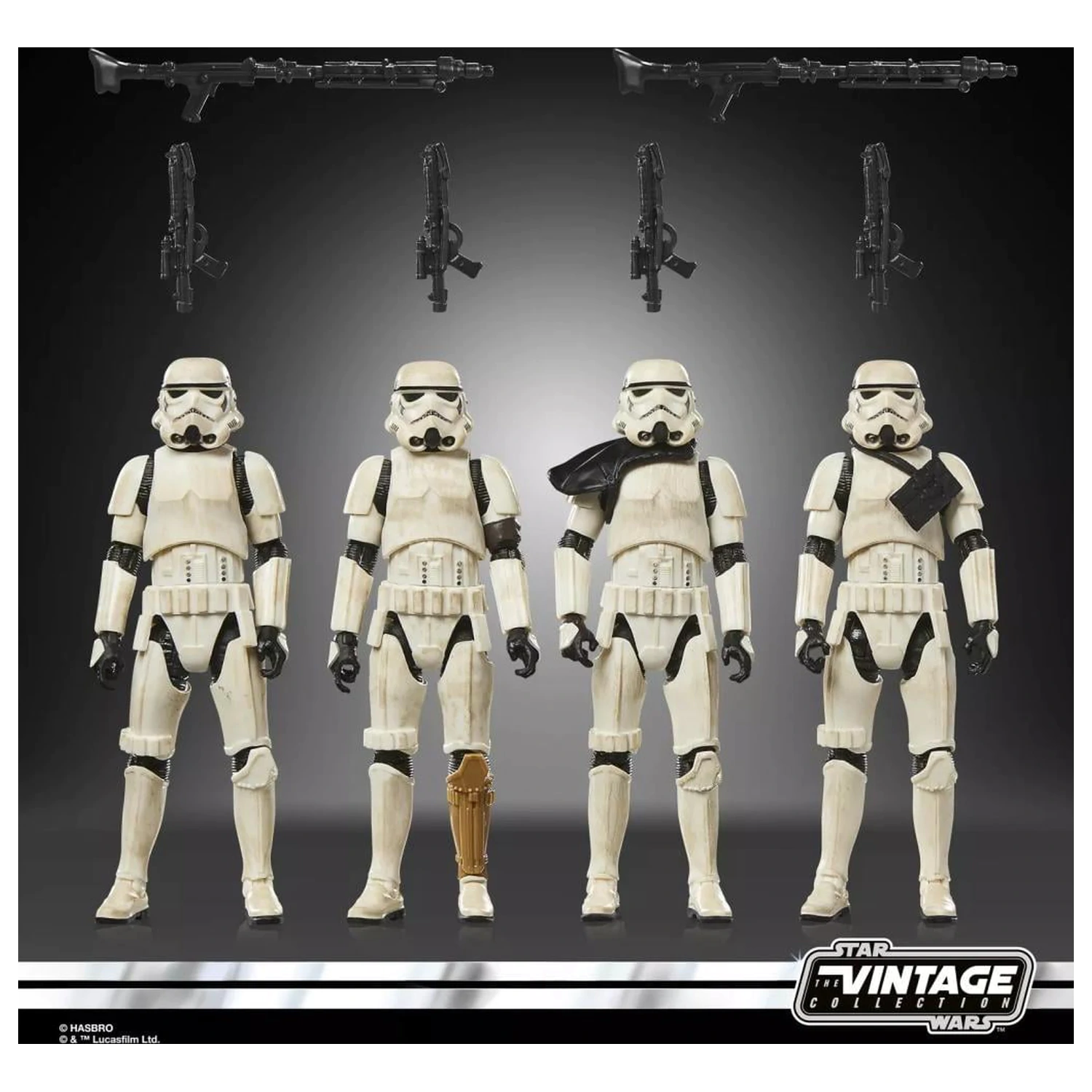 Star Wars Remnant Stormtrooper Multipack 4 Fig. Vintage Coll. 10cm product photo