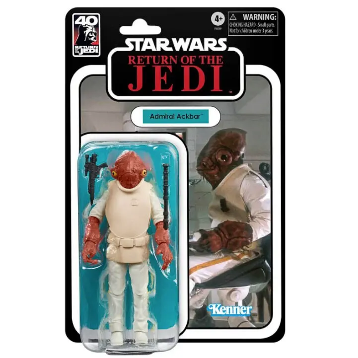 Star Wars Return of the Jedi 40th Anniversary Admiral Ackbar figure 15cm product photo