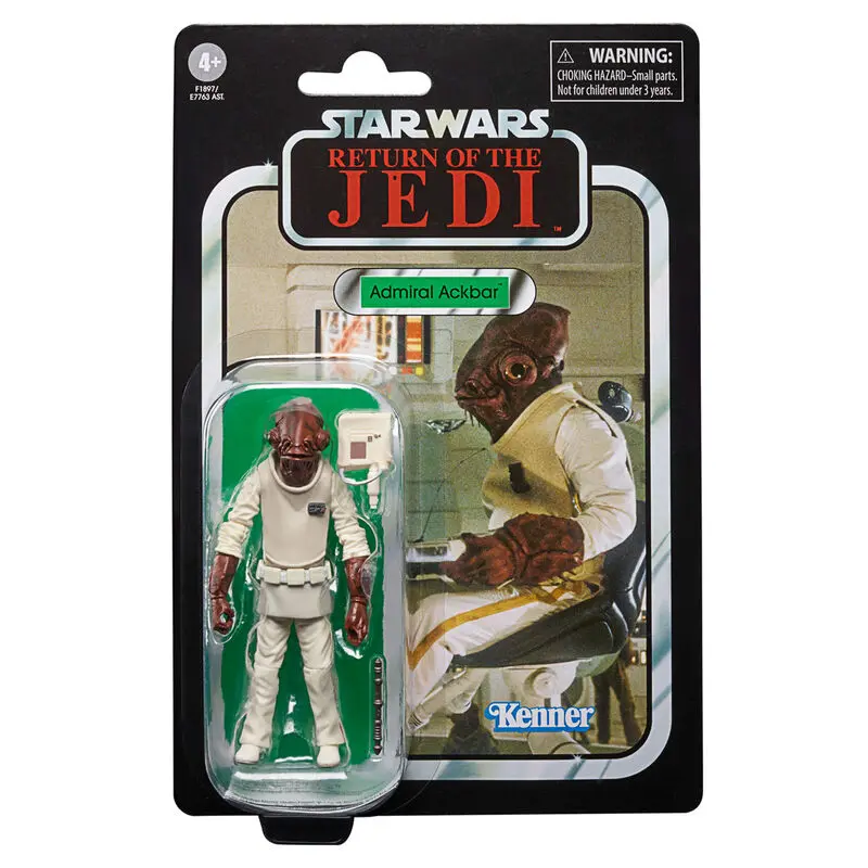 Star Wars Return of the Jedi Admiral Ackbar figure 9,5cm product photo