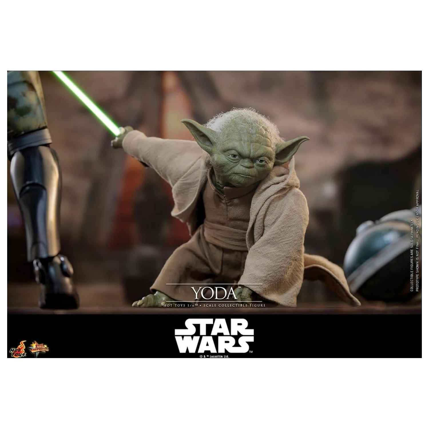 Star Wars: Revenge of the Sith Movie Masterpiece Action Figure 1/6 Yoda 14 cm product photo
