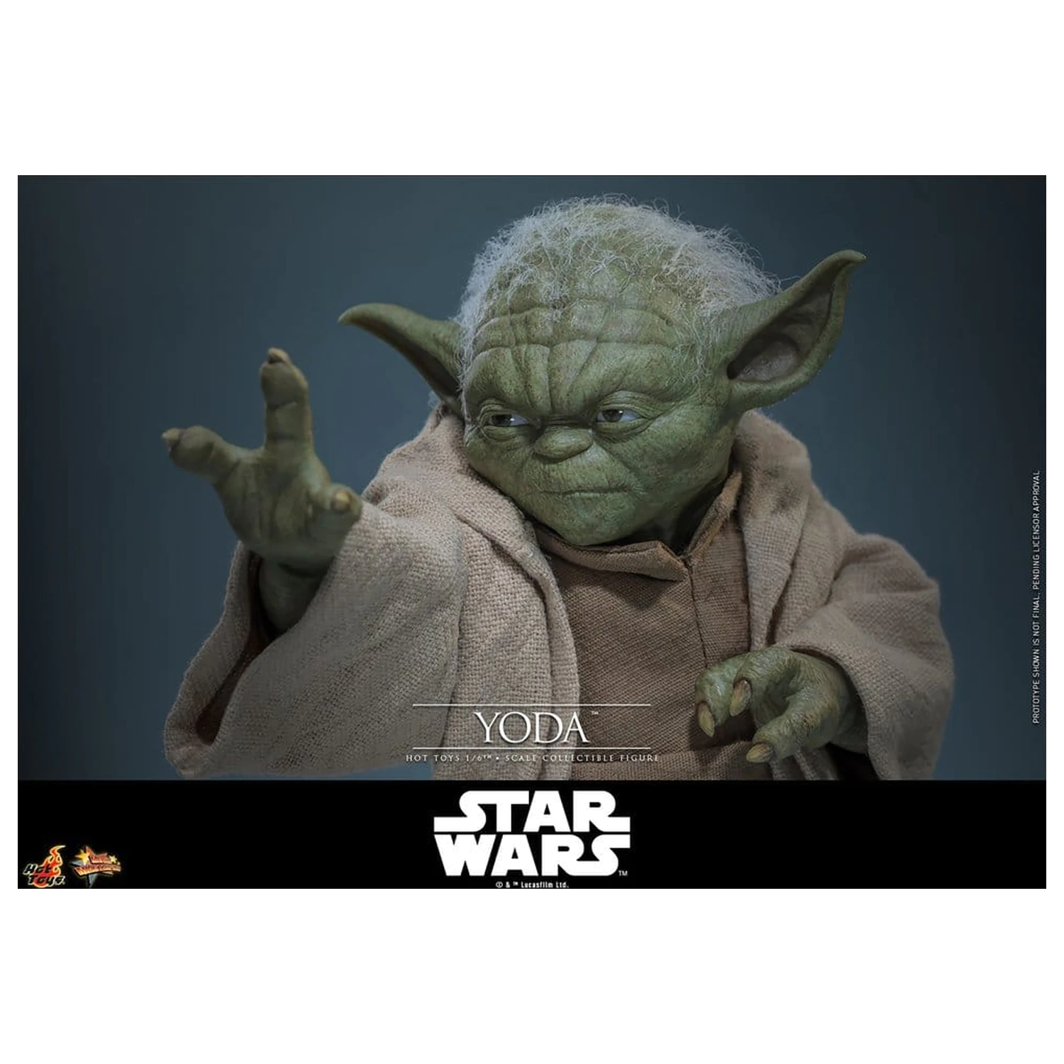 Star Wars: Revenge of the Sith Movie Masterpiece Action Figure 1/6 Yoda 14 cm product photo