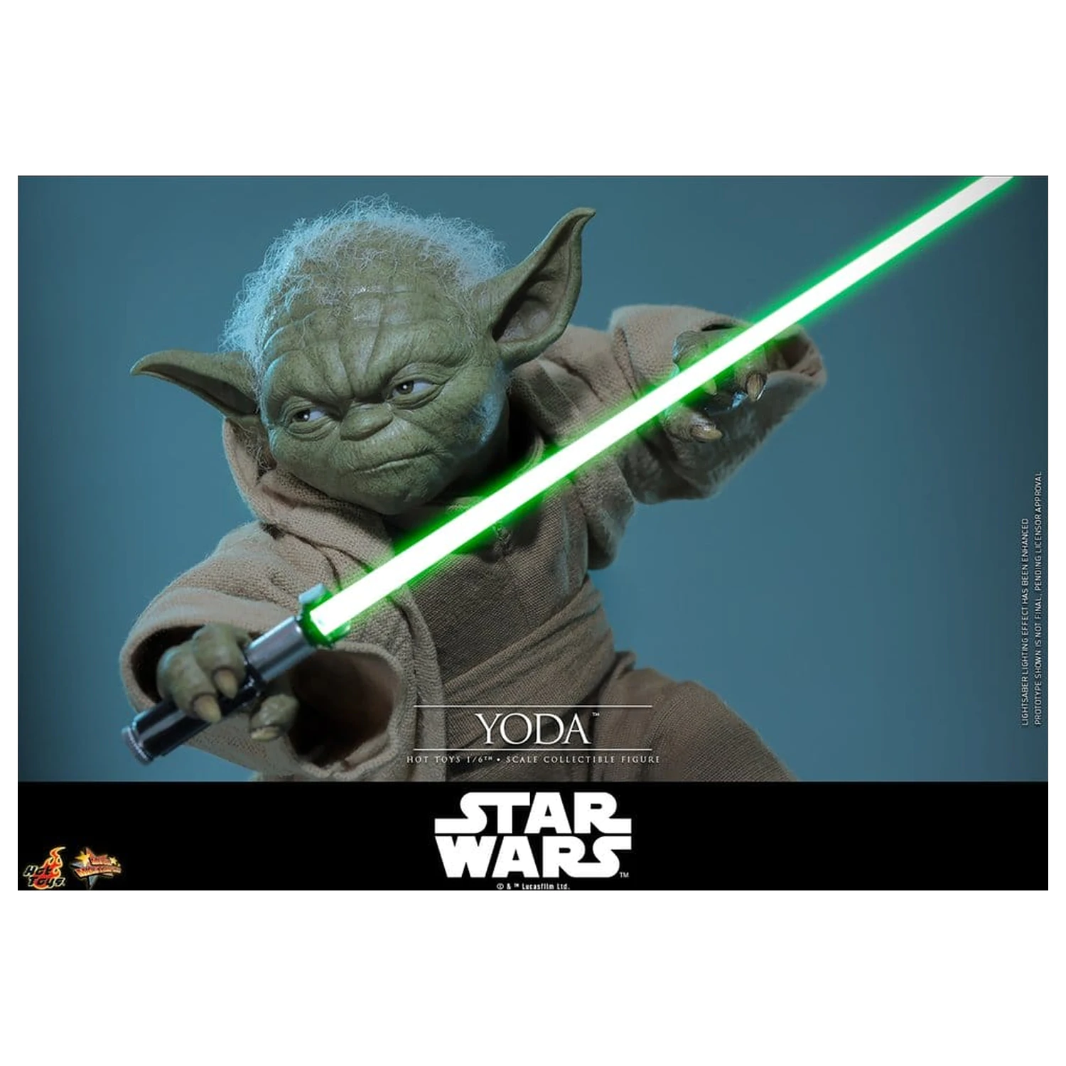Star Wars: Revenge of the Sith Movie Masterpiece Action Figure 1/6 Yoda 14 cm product photo