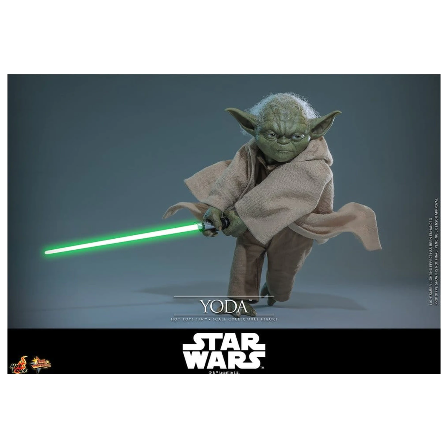 Star Wars: Revenge of the Sith Movie Masterpiece Action Figure 1/6 Yoda 14 cm product photo