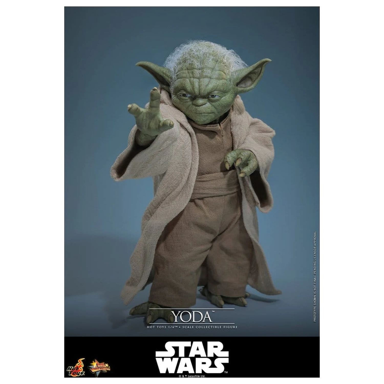 Star Wars: Revenge of the Sith Movie Masterpiece Action Figure 1/6 Yoda 14 cm product photo