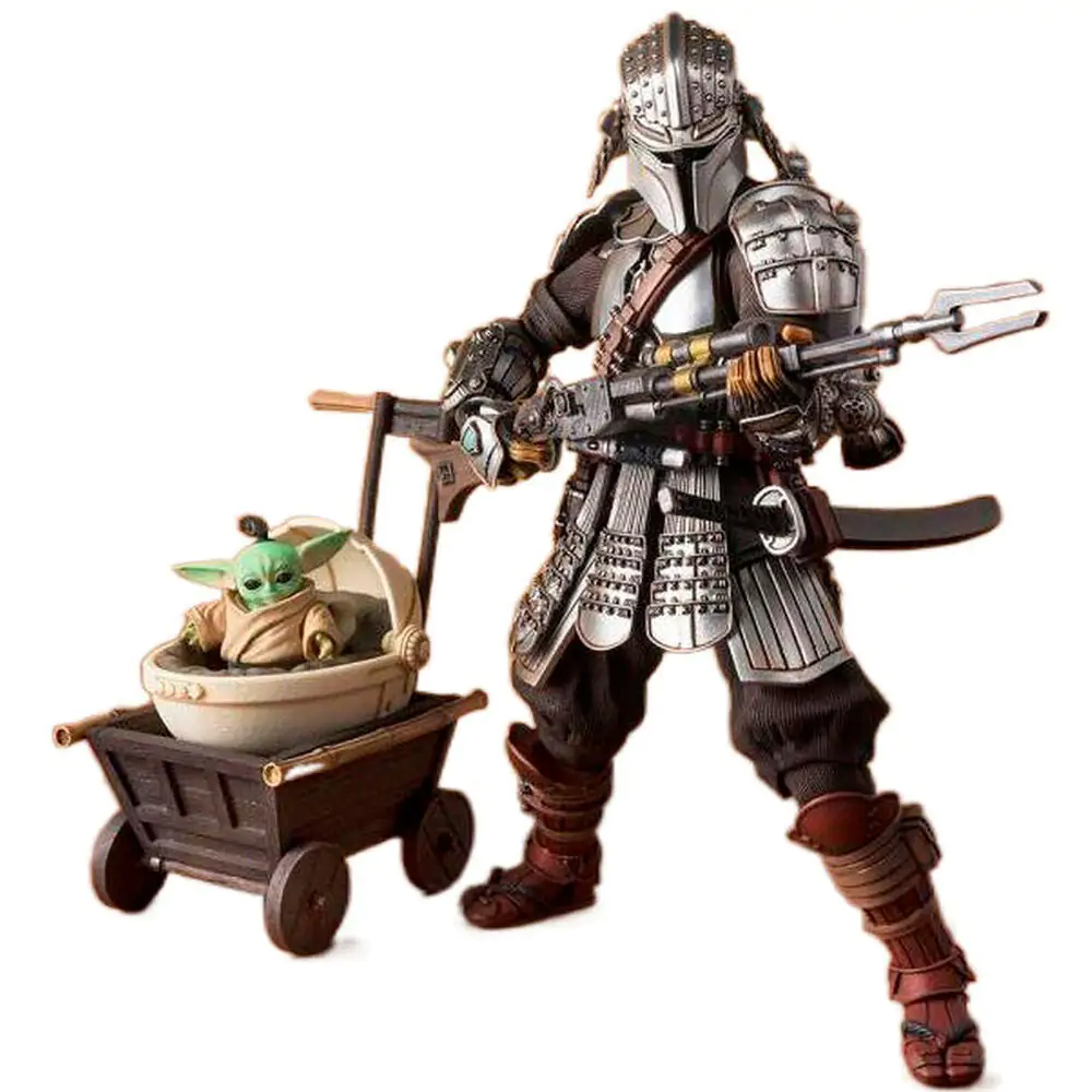 Star Wars Ronin Mandalorian Beskar Armor & Grogu figure 18cm product photo