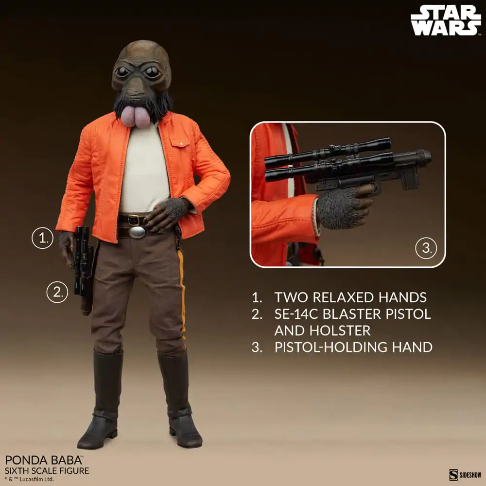 Star Wars Scum & Villainy Action Figure 1/6 Ponda Baba 30 cm product photo