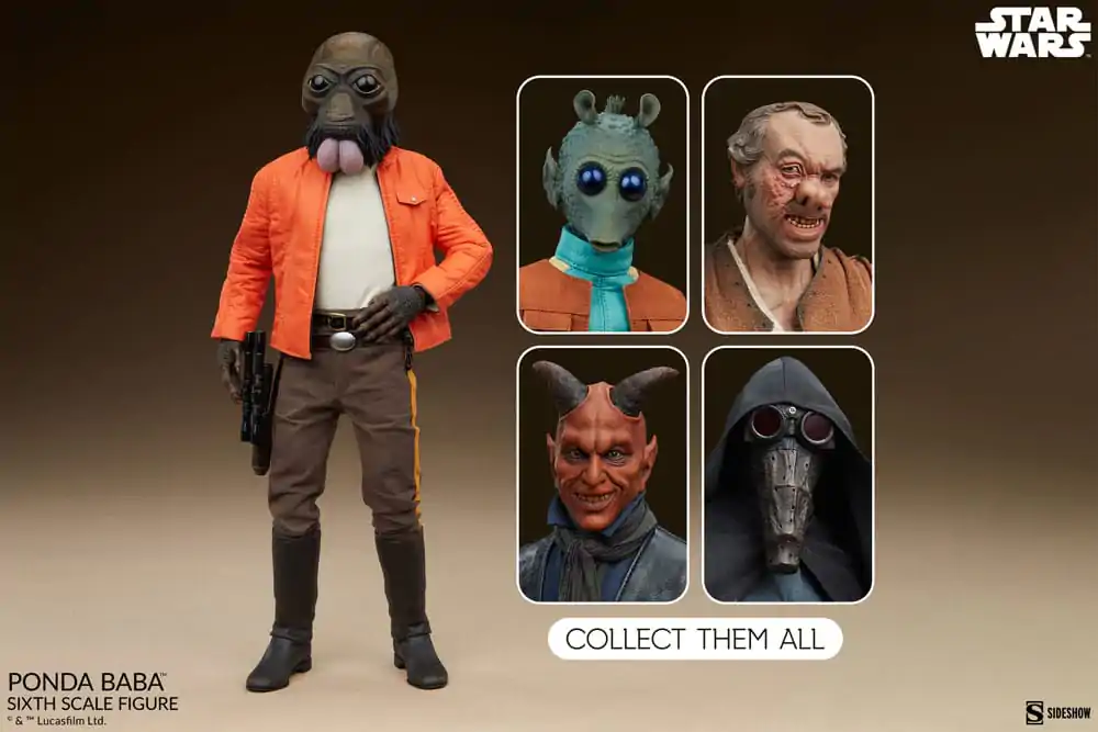 Star Wars Scum & Villainy Action Figure 1/6 Ponda Baba 30 cm termékfotó