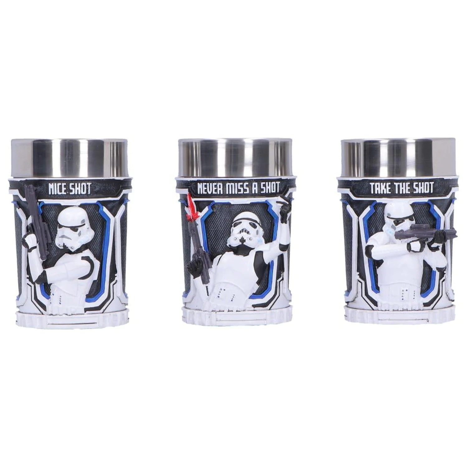 Star Wars Stormtrooper Set of 3 Shot Glasses product photo