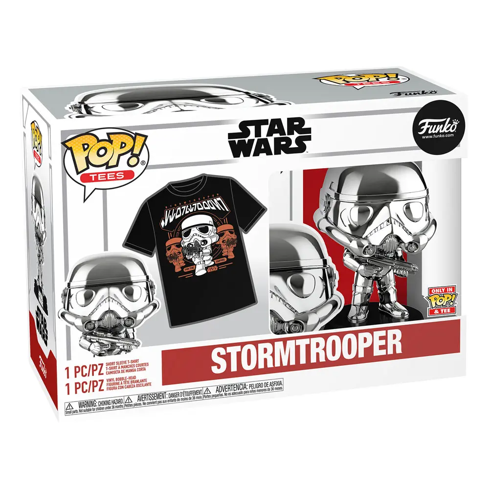Star Wars Stormtrooper Funko POP! figure &amp; tee box product photo