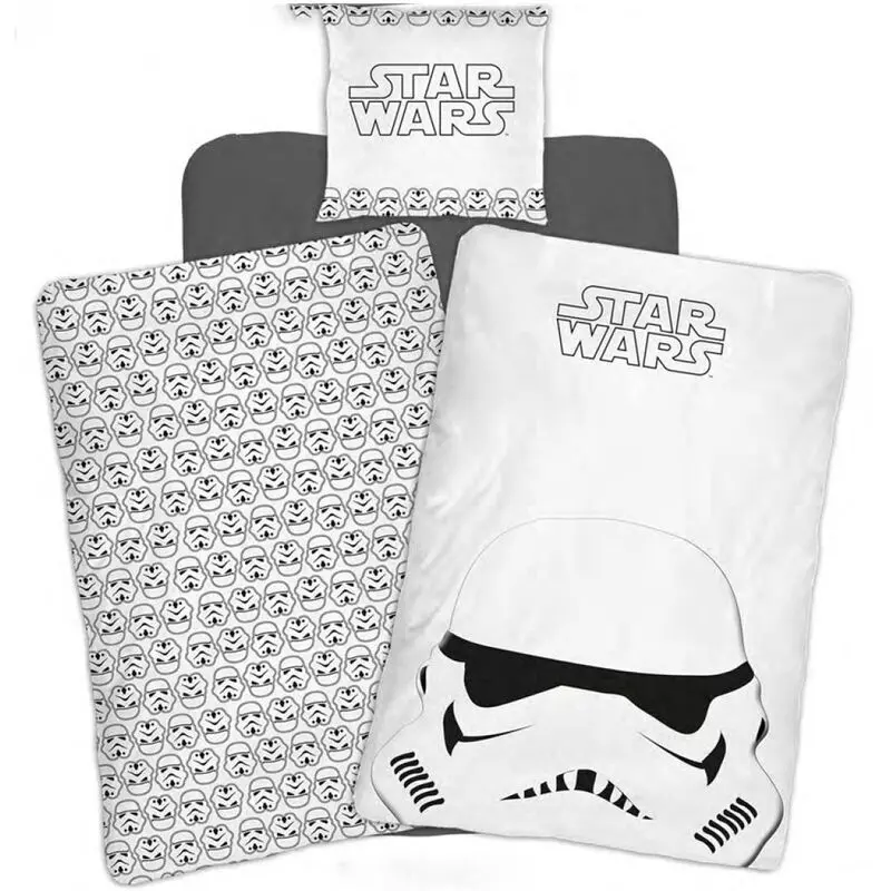 Star Wars Stormtrooper organic cotton duvet cover bed 90cm product photo