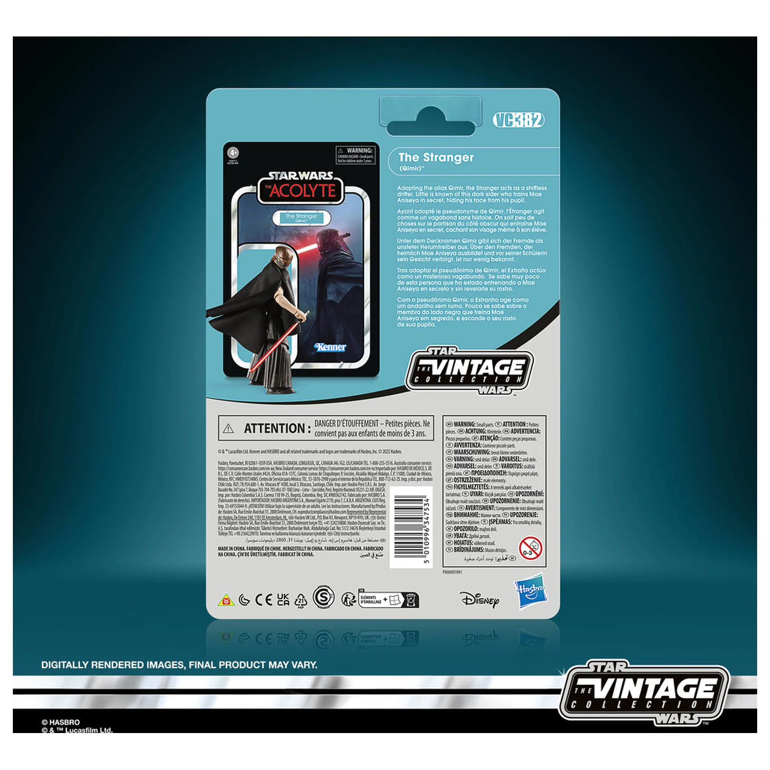 Star Wars The Acolyte The Stranger Qimir figure 9,5cm product photo