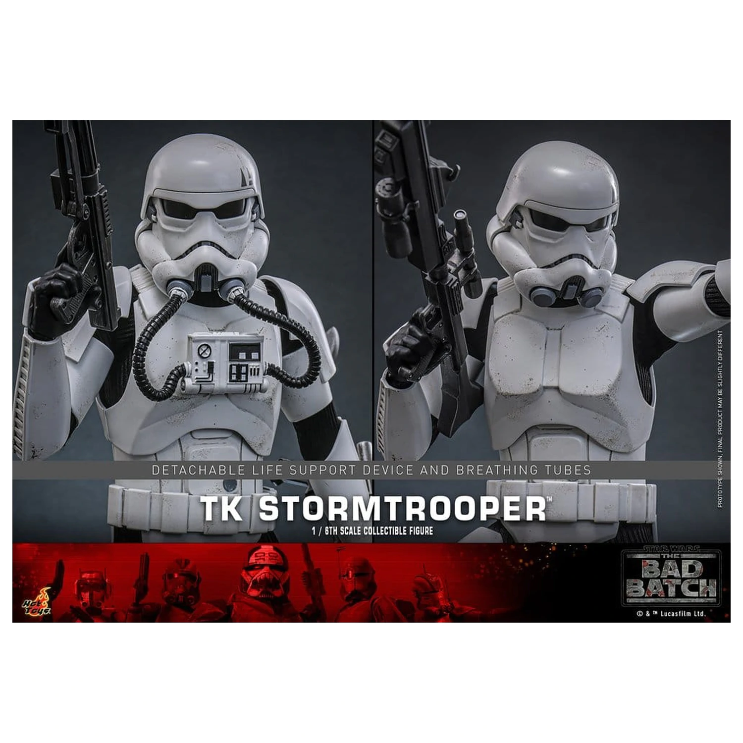 Star Wars: The Bad Batch Action Figure 1/6 TK Stormtrooper 30 cm product photo