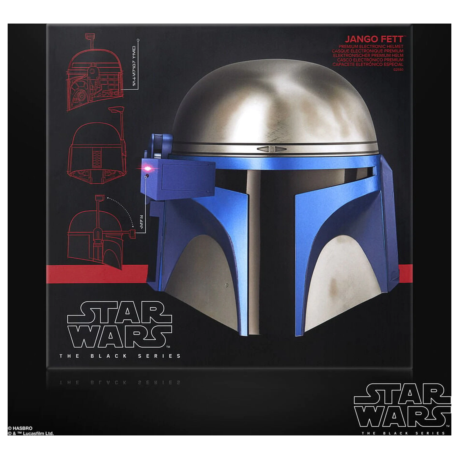 Star Wars The Black Series premium electronic helmet product photo
