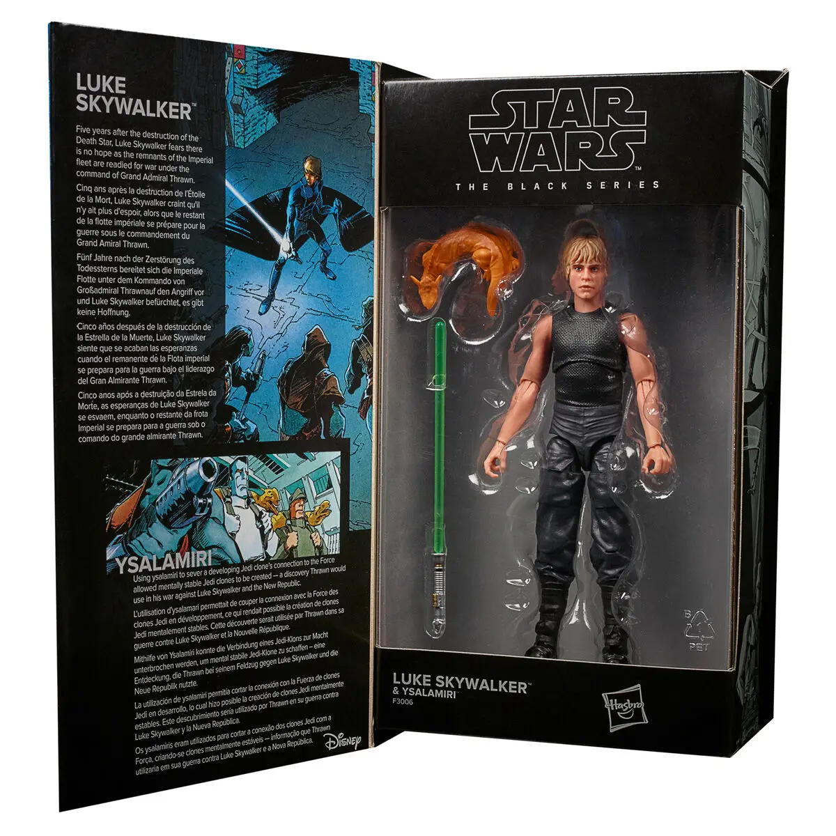 Star Wars HTTE Black Series Lucasfilm 50th Ann. Action Figure 2021 Luke Skywalker &amp; Ysalamiri 15 cm product photo