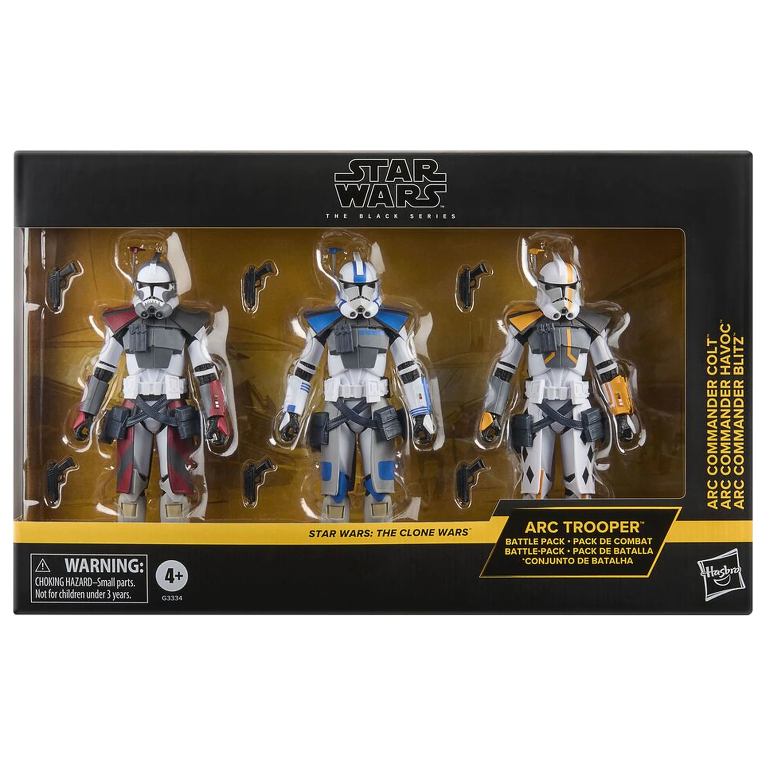 Star Wars The Black Series Star Wars The Clone Wars set 3 figures 15cm product photo