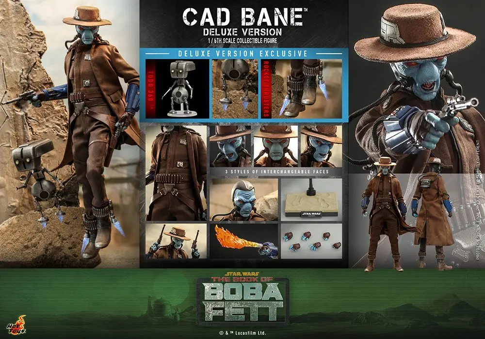 Star Wars: The Book of Boba Fett Action Figure 1/6 Cad Bane (Deluxe Version) 34 cm product photo