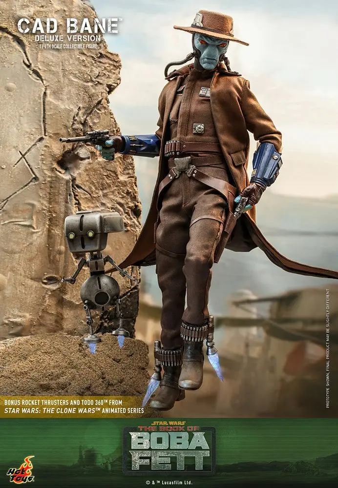 Star Wars: The Book of Boba Fett Action Figure 1/6 Cad Bane (Deluxe Version) 34 cm product photo