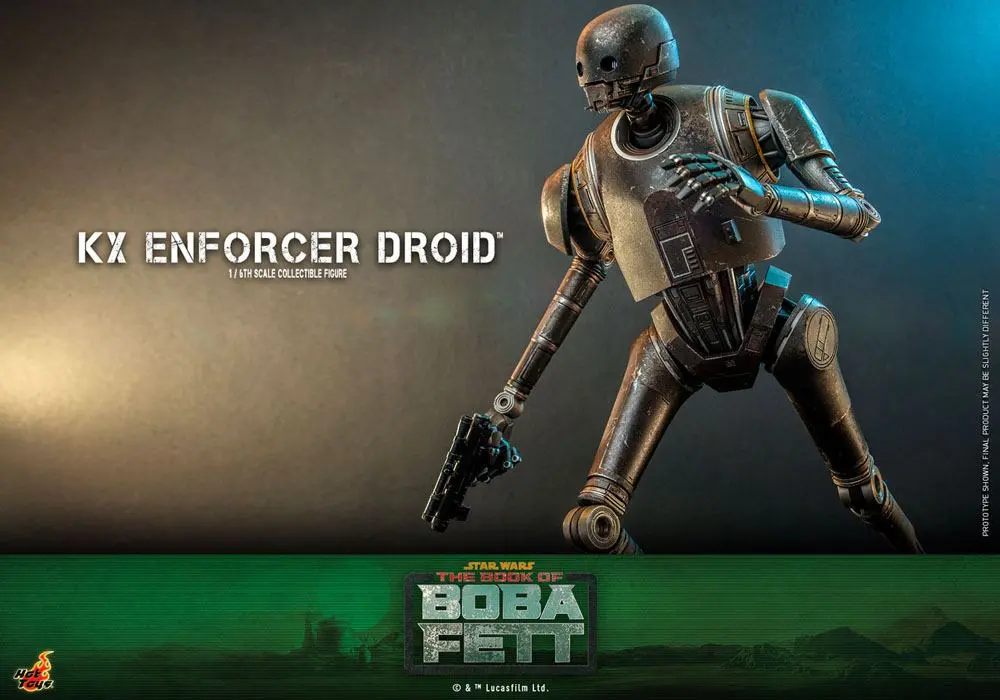 Star Wars: The Book of Boba Fett Action Figure 1/6 KX Enforcer Droid 36 cm termékfotó