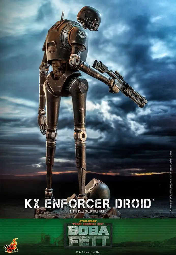 Star Wars: The Book of Boba Fett Action Figure 1/6 KX Enforcer Droid 36 cm termékfotó