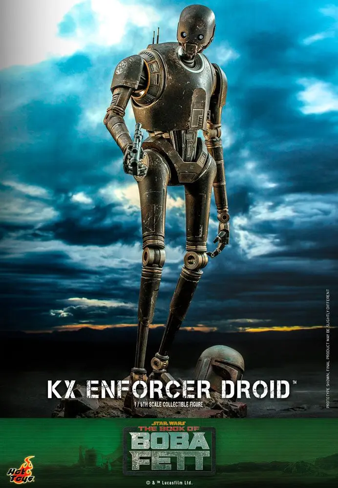 Star Wars: The Book of Boba Fett Action Figure 1/6 KX Enforcer Droid 36 cm termékfotó