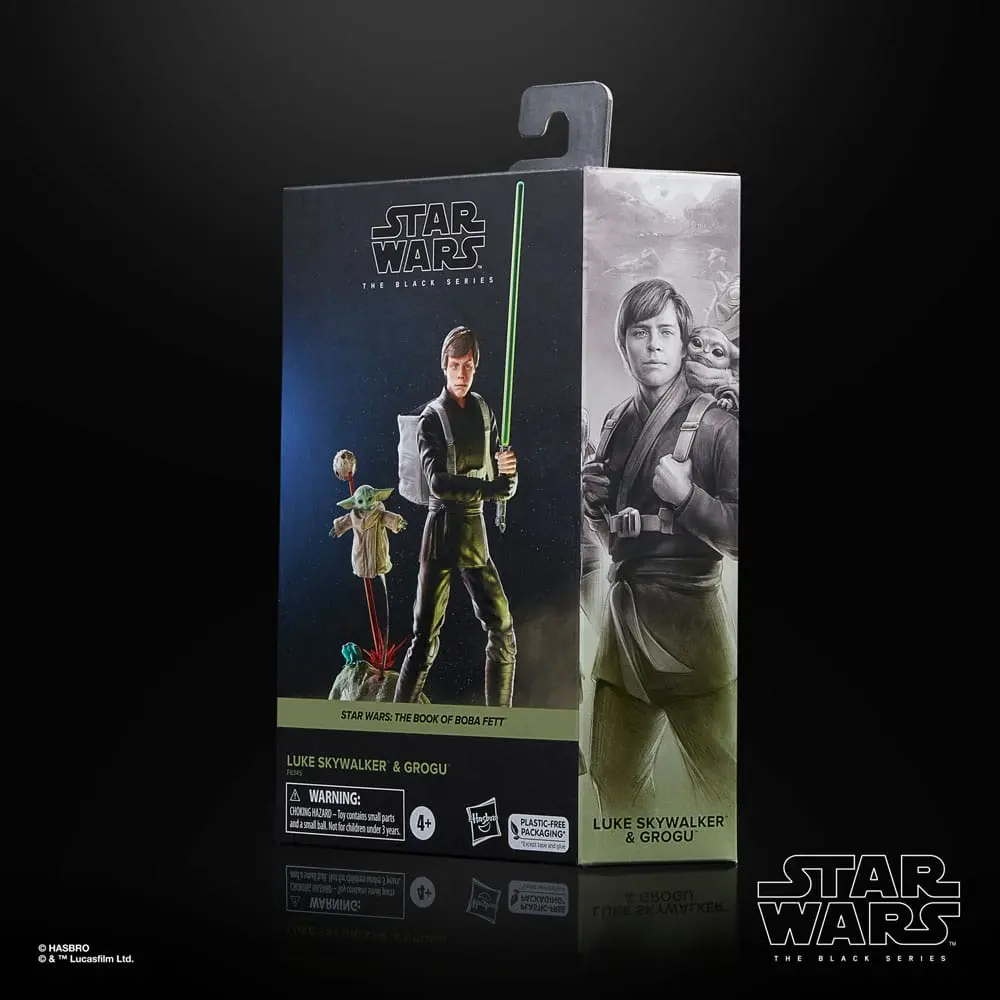 Star Wars: The Book of Boba Fett Black Series Action Figure 2-Pack Luke Skywalker & Grogu 15 cm termékfotó