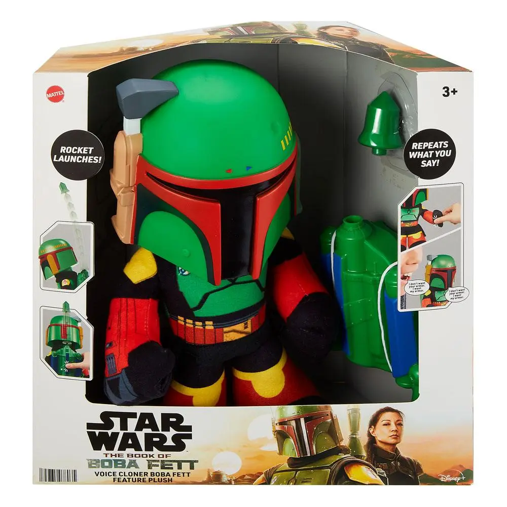 Star Wars: The Book of Boba Fett Electronic Plush Figure Voice Cloner Boba Fett 30 cm product photo