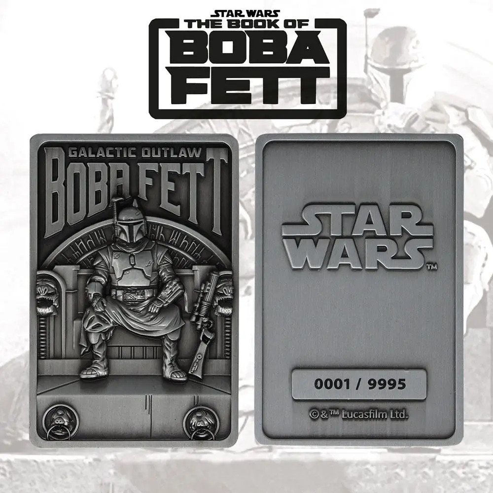 Star Wars The Book of Boba Fett Iconic Scene Collection Limited Edition Ingot product photo