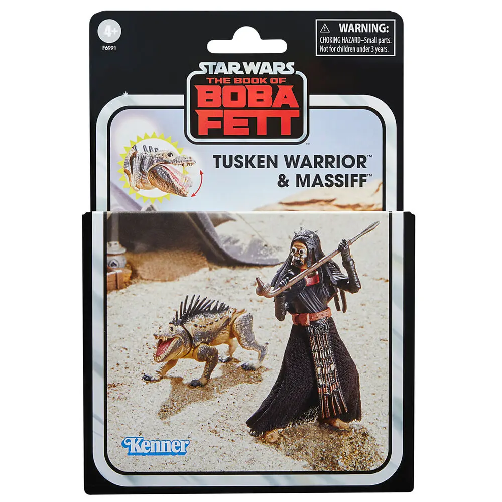 Star Wars: The Book of Boba Fett Vintage Collection Action Figures Tusken Warrior & Massiff 10 cm termékfotó