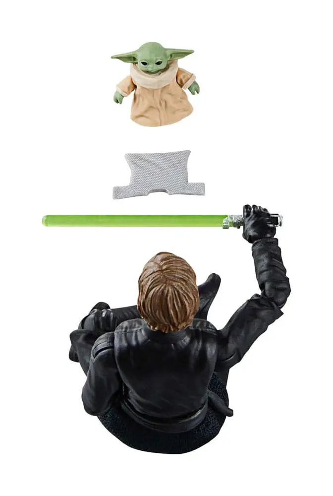 Star Wars: The Book of Boba Fett Vintage Collection Action Figures Luke Skywalker & Grogu 10 cm product photo