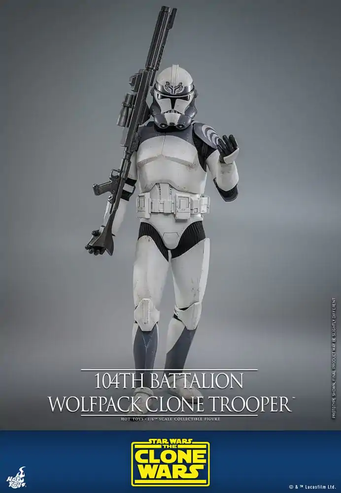 Star Wars The Clone Wars Action Figure 1/6 104th Battalion Wolfpack Clone Trooper 30 cm product photo